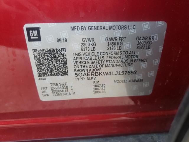 Photo 10 from auction – 2020 BUICK ENCLAVE ES with VIN 5GAERBKW4LJ157653