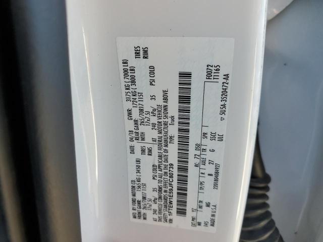 Photo 10 from auction – 2018 FORD F150 SUPER with VIN 1FTEW1E59JFC80739