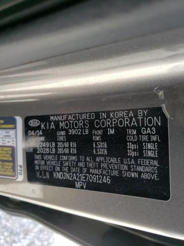 Photo 10 from auction – 2014 KIA SOUL with VIN KNDJN2A21E7091246