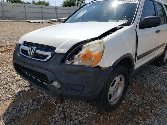 Photo 9 from auction – 2002 HONDA CR-V LX with VIN JHLRD68432C001296
