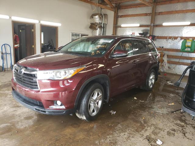 Photo 2 from auction – 2016 TOYOTA HIGHLANDER with VIN 5TDDKRFH3GS304461