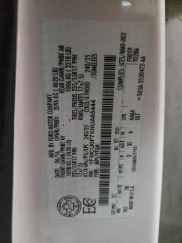 Photo 10 from auction – 2017 FORD ESCAPE S with VIN 1FMCU0F7XHUA65444