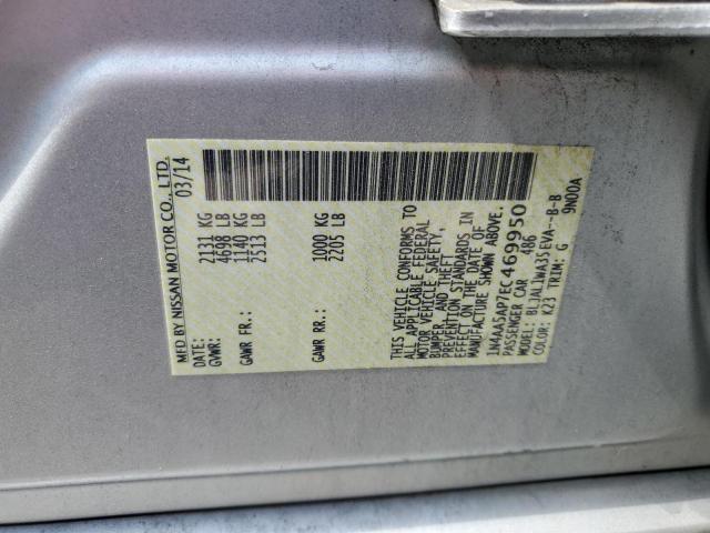 Foto 10 de la subasta – 2014 NISSAN MAXIMA S con VIN 1N4AA5AP7EC469950