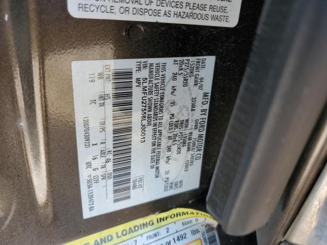 Photo 10 from auction – 2008 LINCOLN NAVIGATOR with VIN 5LMFU27558LJ00013