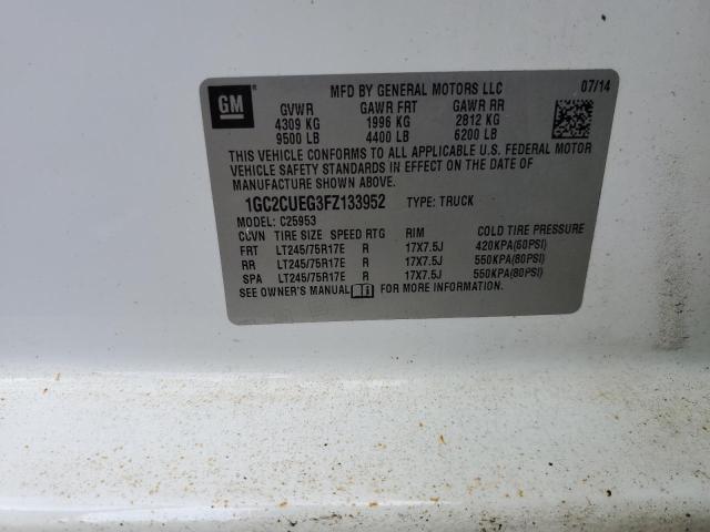 Photo 10 from auction – 2015 CHEVROLET SILVERADO with VIN 1GC2CUEG3FZ133952