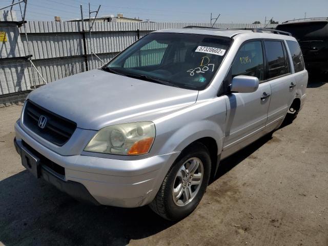 Photo 2 from auction – 2005 HONDA PILOT EXL with VIN 2HKYF18575H548207