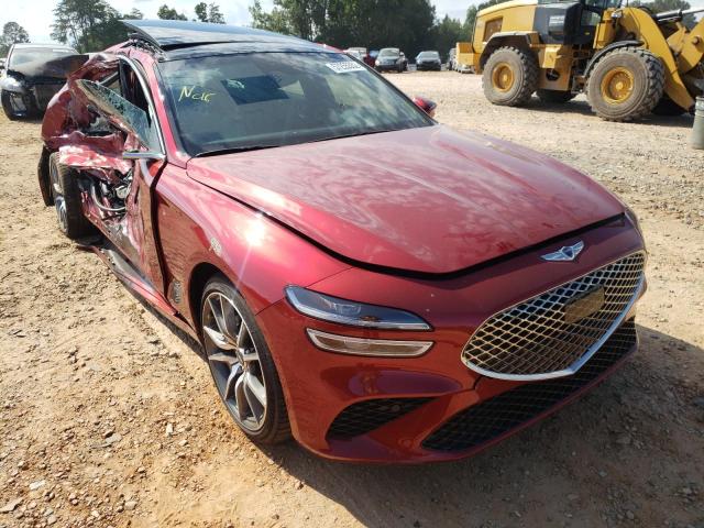 GENESIS G70 BASE 2022 with VIN KMTG34TA2NU102743 - Photo from auction