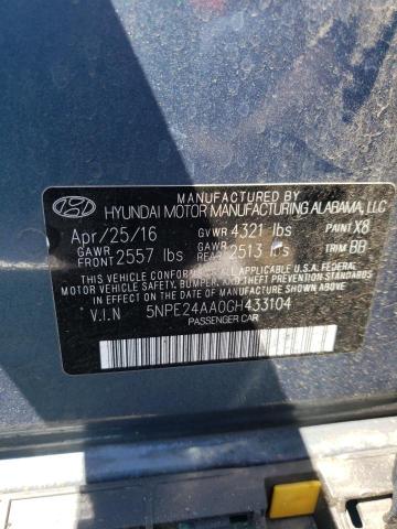 Photo 10 from auction – 2016 HYUNDAI SONATA ECO with VIN 5NPE24AA0GH433104