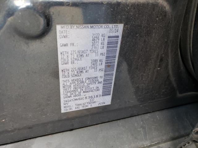 Photo 10 from auction – 2014 NISSAN ROGUE S with VIN 5N1AT2MV6EC836183