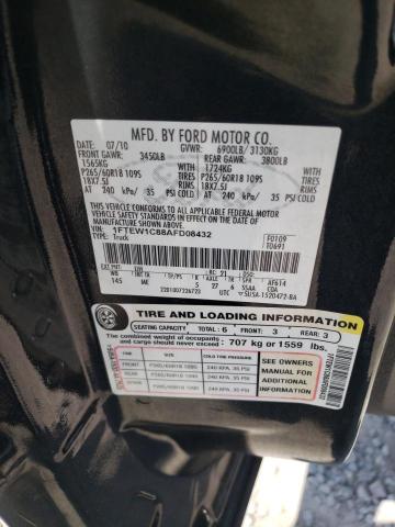Photo 10 from auction – 2010 FORD F150 SUPER with VIN 1FTEW1C88AFD08432