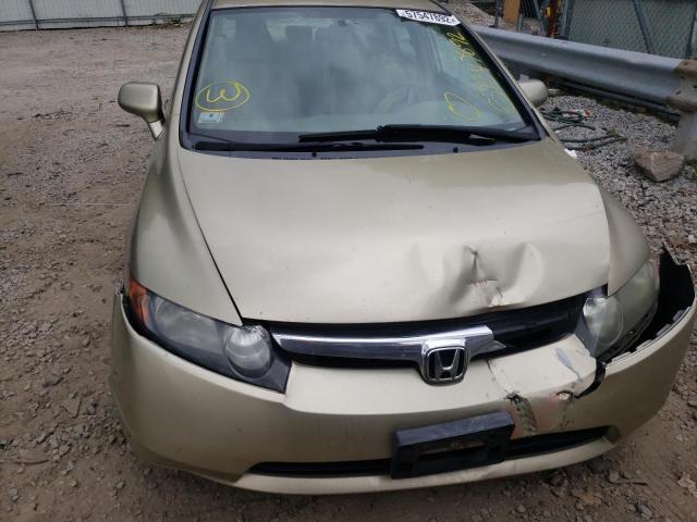 Photo 7 from auction – 2007 HONDA CIVIC LX with VIN 2HGFA16577H501734