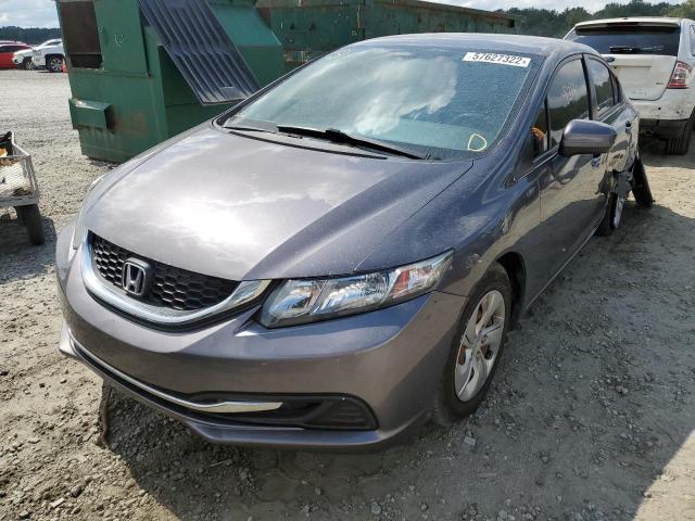 Photo 2 from auction – 2015 HONDA CIVIC LX with VIN 19XFB2F52FE273525