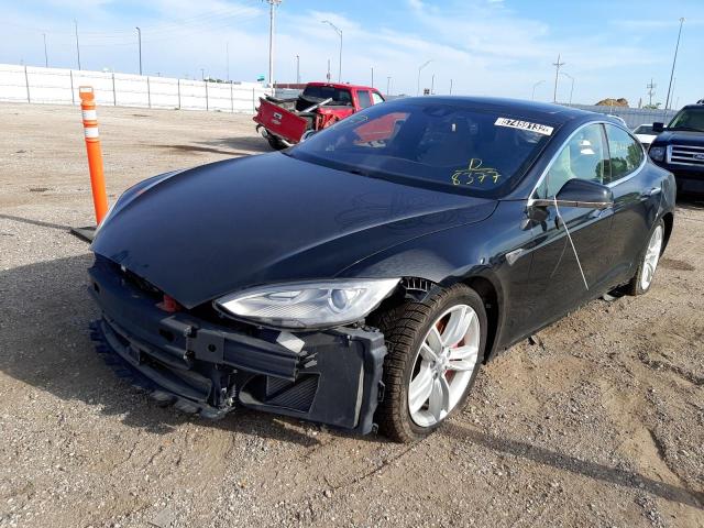 Photo 2 from auction – 2015 TESLA MODEL S 85 with VIN 5YJSA1H26FFP78377