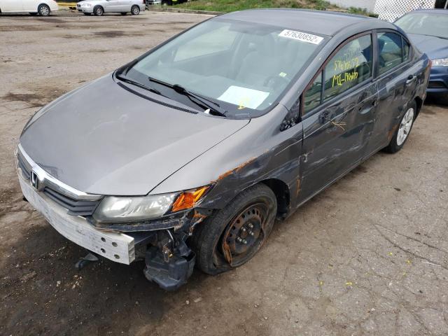 Photo 2 from auction – 2012 HONDA CIVIC LX with VIN 19XFB2F5XCE038057