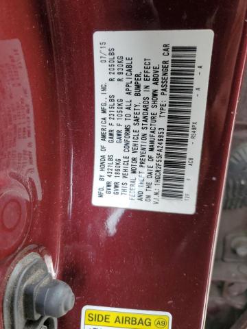Photo 10 from auction – 2015 HONDA ACCORD SPO with VIN 1HGCR2F55FA246953