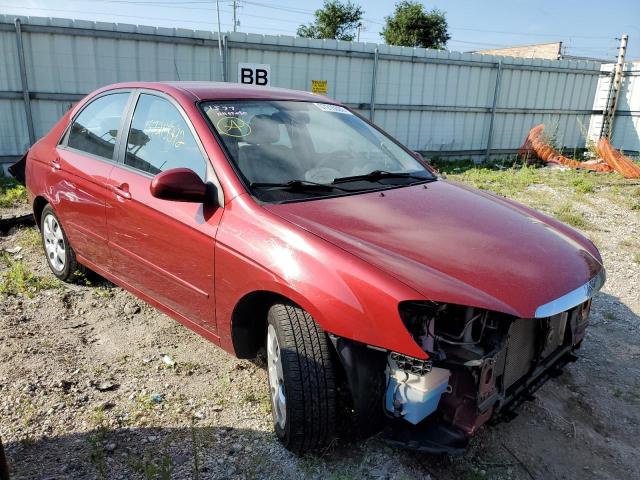 KIA SPECTRA EX 2009 with VIN KNAFE221895591155 - Photo from auction