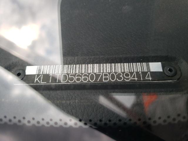 Photo 10 from auction – 2007 CHEVROLET AVEO BASE with VIN KL1TD56607B039414