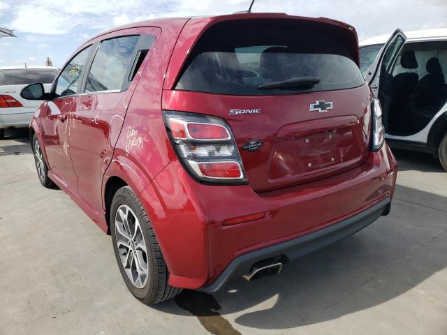 Photo 3 from auction – 2018 CHEVROLET SONIC LT with VIN 1G1JD6SHXJ4103251