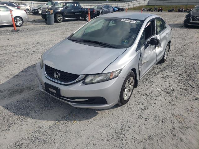 Photo 2 from auction – 2013 HONDA CIVIC LX with VIN 2HGFB2F57DH572897