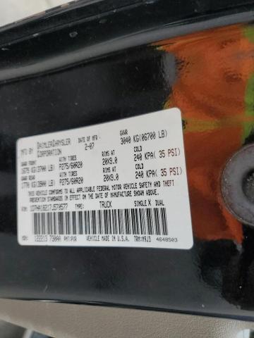 Photo 10 from auction – 2007 DODGE RAM 1500 S with VIN 1D7HA18217J570577
