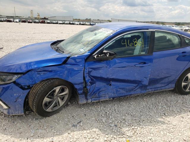 Photo 9 from auction – 2020 HONDA CIVIC LX with VIN 19XFC2F61LE021721