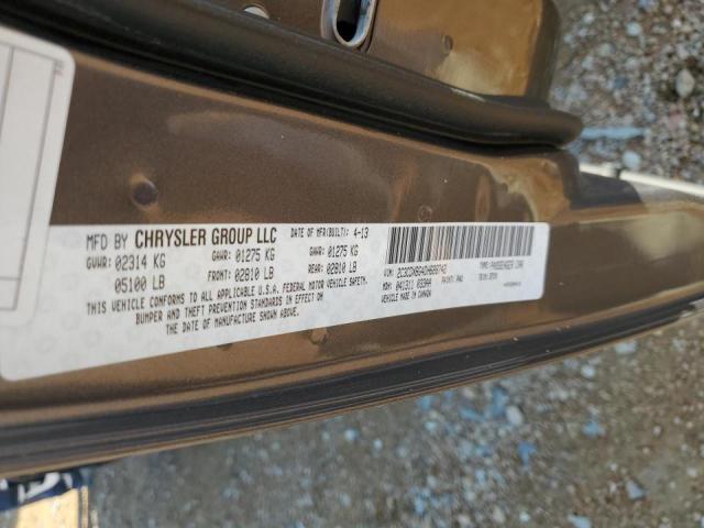 Photo 10 from auction – 2013 DODGE CHARGER SE with VIN 2C3CDXBG4DH688742