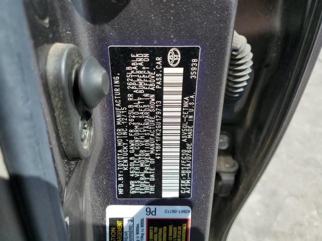Photo 10 from auction – 2016 TOYOTA CAMRY LE with VIN 4T1BF1FK2GU179713