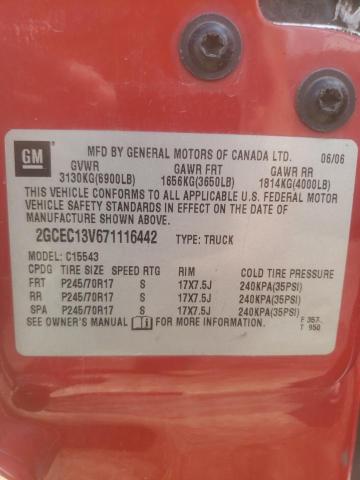 Photo 10 from auction – 2007 CHEVROLET SILVERADO with VIN 2GCEC13V671116442