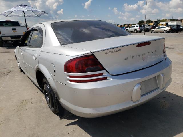 Photo 3 from auction – 2004 DODGE STRATUS SX with VIN 1B3EL46X44N383279