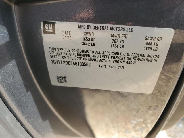 Photo 10 from auction – 2010 CHEVROLET CORVETTE Z with VIN 1G1YL2DE3A5103566