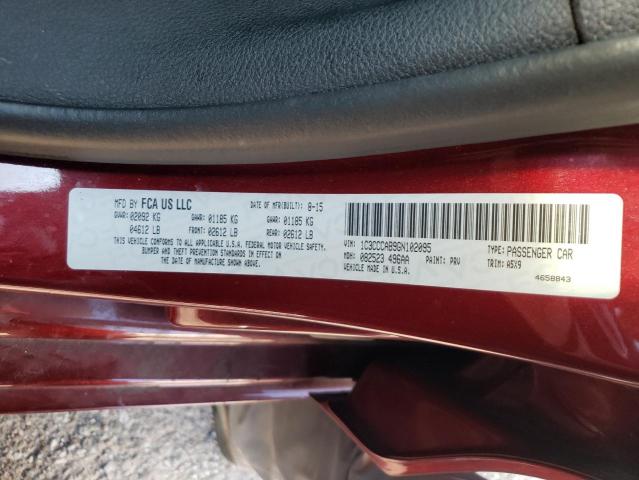 Photo 10 from auction – 2016 CHRYSLER 200 LIMITE with VIN 1C3CCCAB9GN102095