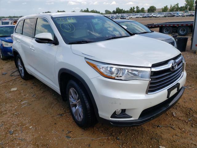 TOYOTA HIGHLANDER 2015 with VIN 5TDBKRFHXFS106241 - Photo from auction