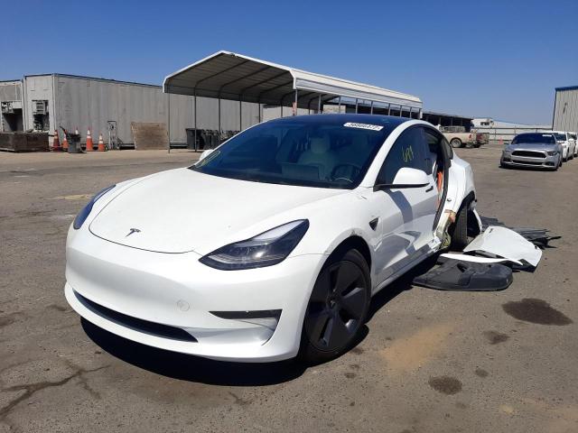 Photo 2 from auction – 2022 TESLA MODEL 3 with VIN 5YJ3E1EB6NF198171