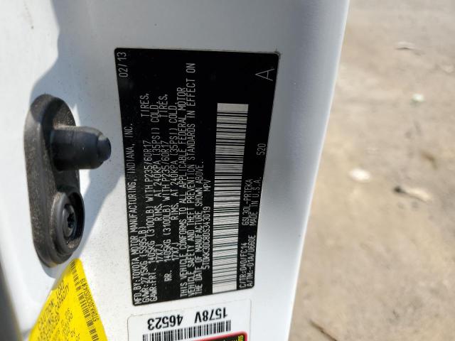 Photo 10 from auction – 2013 TOYOTA SIENNA LE with VIN 5TDKK3DC8DS343019