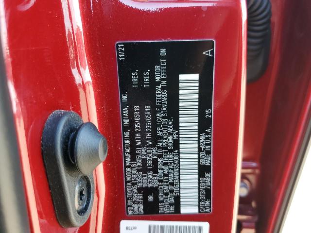 Photo 10 from auction – 2022 TOYOTA HIGHLANDER with VIN 5TDGZRAHXNS540814