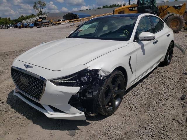 Photo 2 from auction – 2020 GENESIS G70 PRESTI with VIN KMTG44LA7LU056417