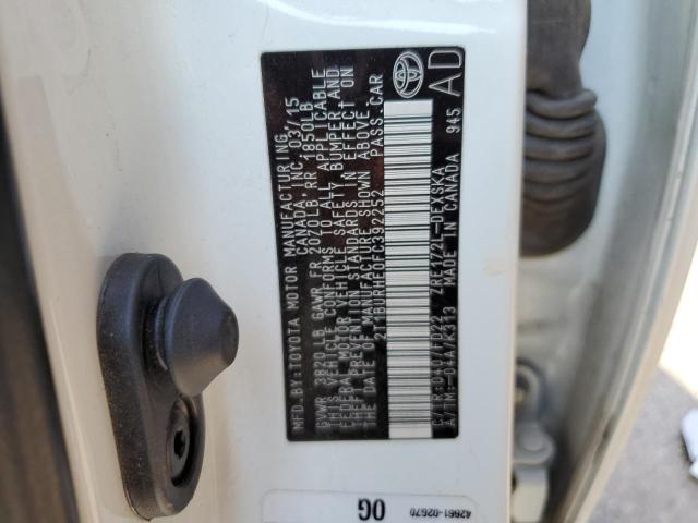 Photo 10 from auction – 2015 TOYOTA COROLLA L with VIN 2T1BURHE0FC392252