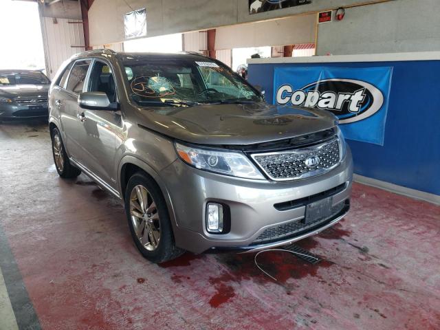 KIA SORENTO SX 2015 with VIN 5XYKWDA73FG587386 - Photo from auction