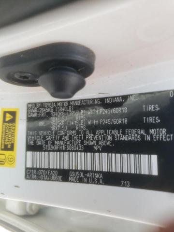 Photo 10 from auction – 2015 TOYOTA HIGHLANDER with VIN 5TDZKRFH1FS080403