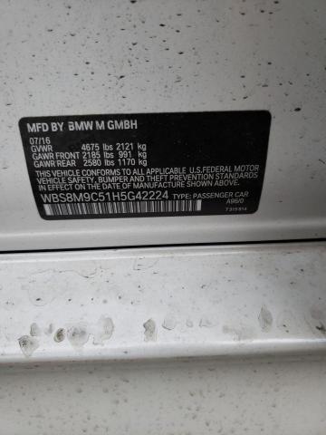 Photo 10 from auction – 2017 BMW M3 with VIN WBS8M9C51H5G42224