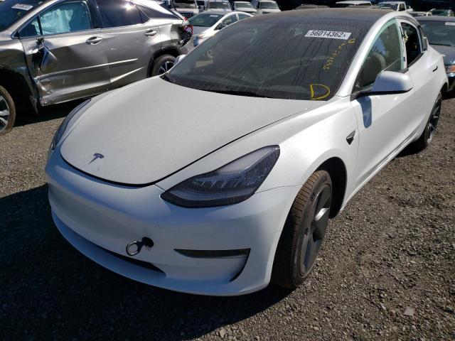Photo 2 from auction – 2022 TESLA MODEL 3 with VIN 5YJ3E1EB3NF260156