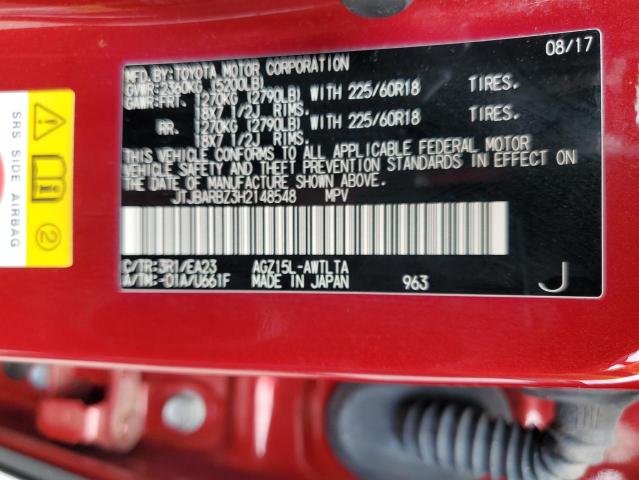 Photo 10 from auction – 2017 LEXUS NX 200T BA with VIN JTJBARBZ3H2148548