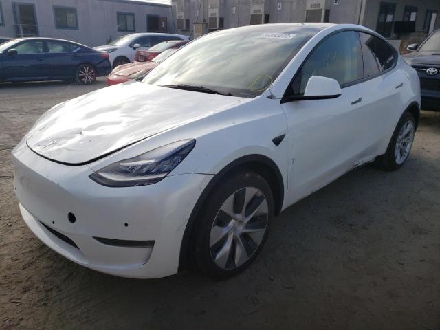 Photo 2 from auction – 2021 TESLA MODEL Y with VIN 5YJYGAEE3MF244273