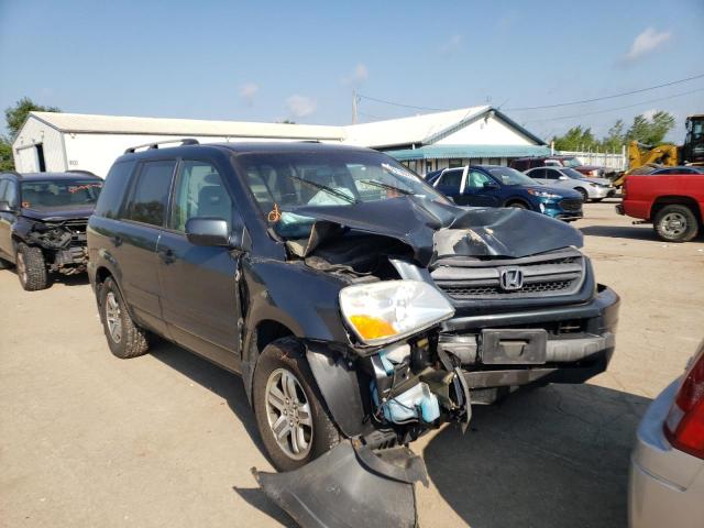 HONDA PILOT EX 2004 with VIN 5FNYF18444B005529 - Photo from auction