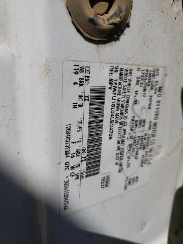 Photo 10 from auction – 2004 FORD EXPEDITION with VIN 1FMFU18L04LB24708