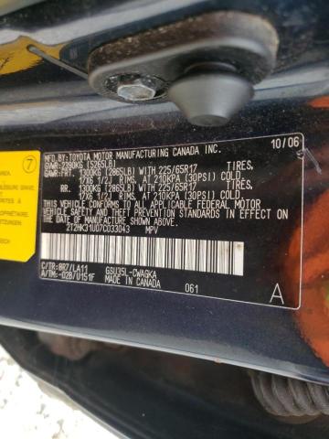 Photo 10 from auction – 2007 LEXUS RX 350 with VIN 2T2HK31U07C033043