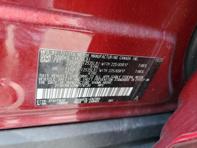 Photo 10 from auction – 2021 TOYOTA RAV4 LE with VIN 2T3H1RFV2MW178730