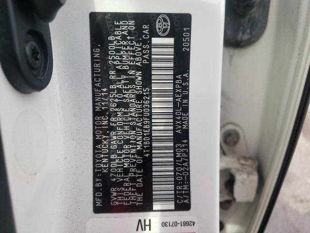 Photo 10 from auction – 2015 TOYOTA AVALON HYB with VIN 4T1BD1EB9FU036215