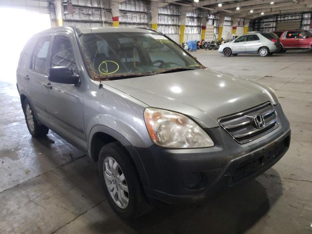 HONDA CR-V LX 2006 with VIN JHLRD68596C015945 - Photo from auction