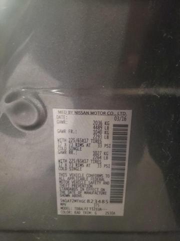 Photo 10 from auction – 2016 NISSAN ROGUE S with VIN 5N1AT2MTXGC823485